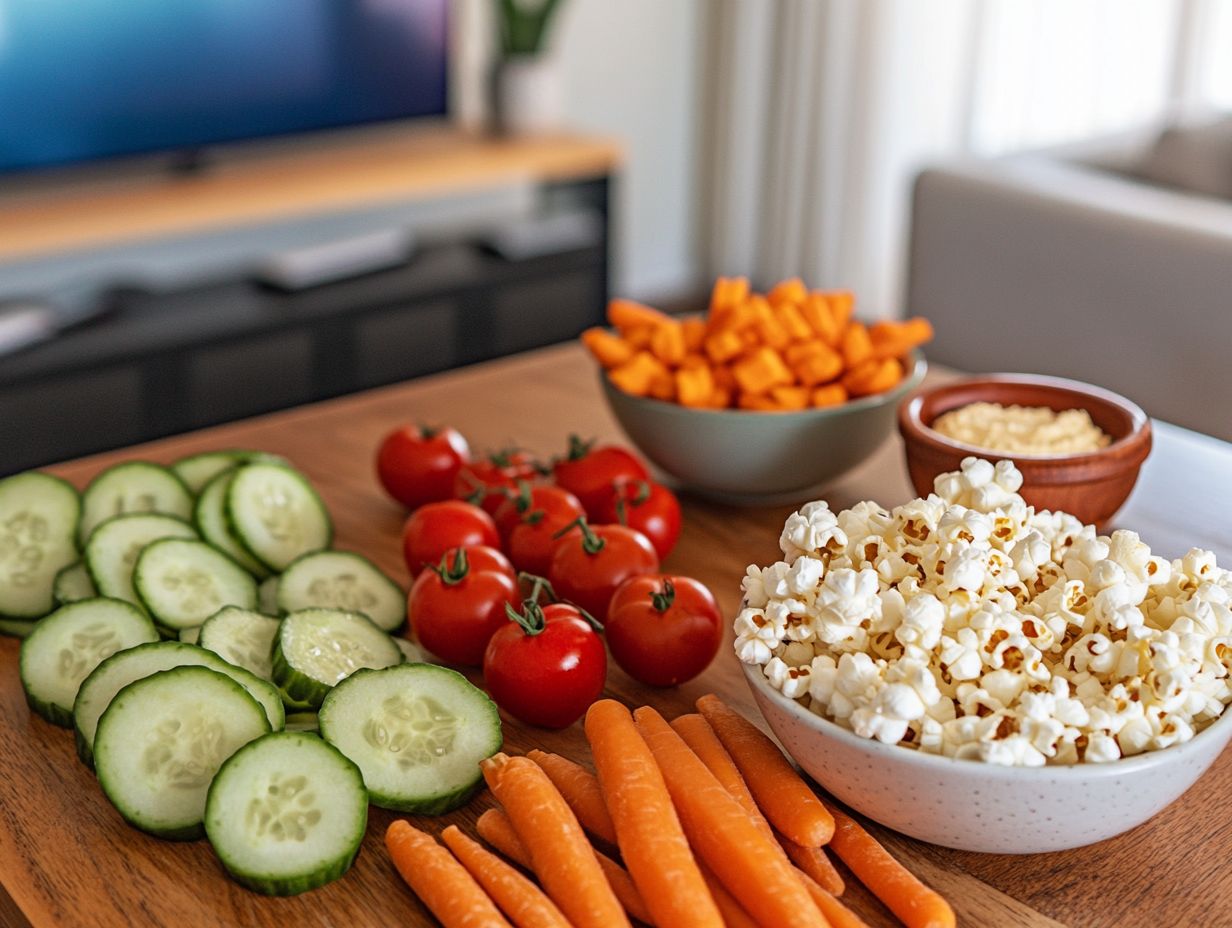 Low-calorie snacks for movie marathons