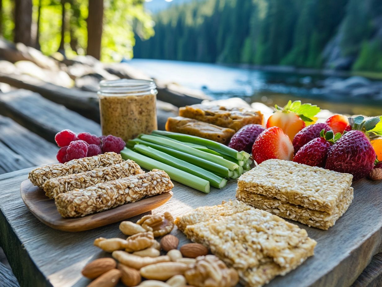 Delicious gluten-free fast food meal options displayed on a table