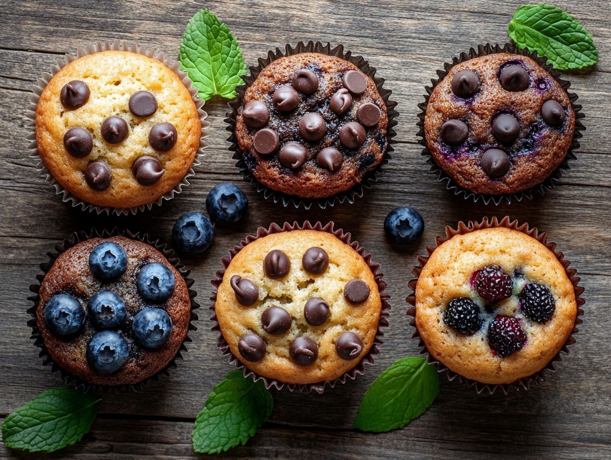 Delicious homemade gluten-free muffins ready to be enjoyed.