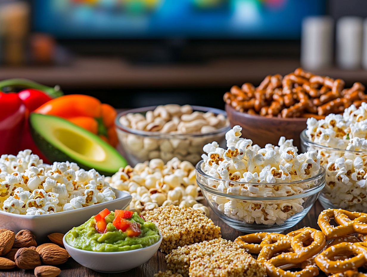 Image showcasing key takeaways from gluten-free snack ideas for movie marathons.