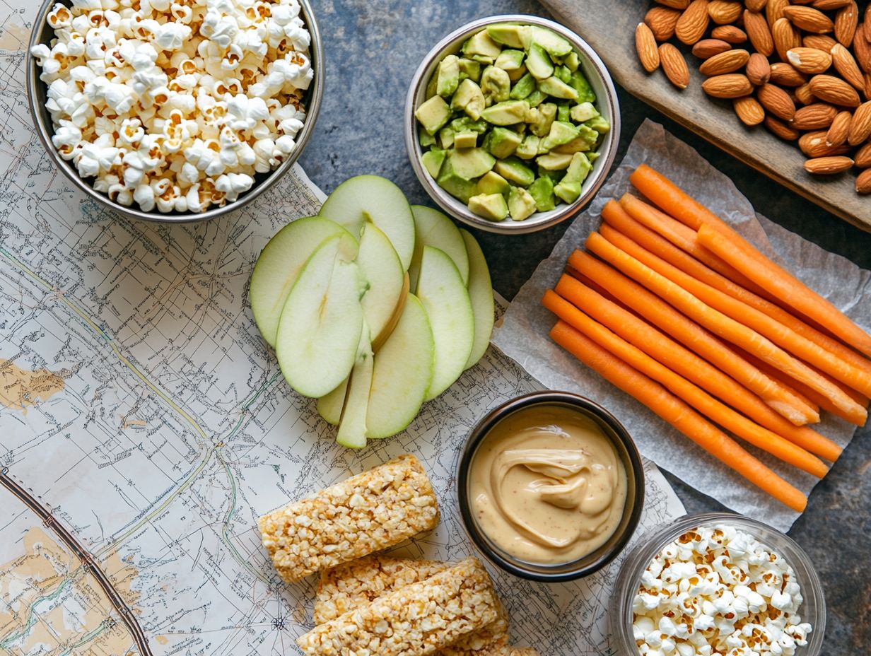 Delicious Homemade Granola Bars on a Table