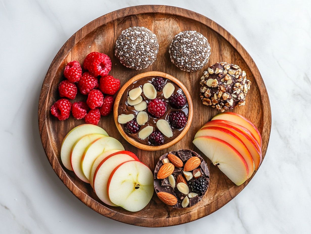 Colorful trail mix with dried fruit and seeds in a bowl