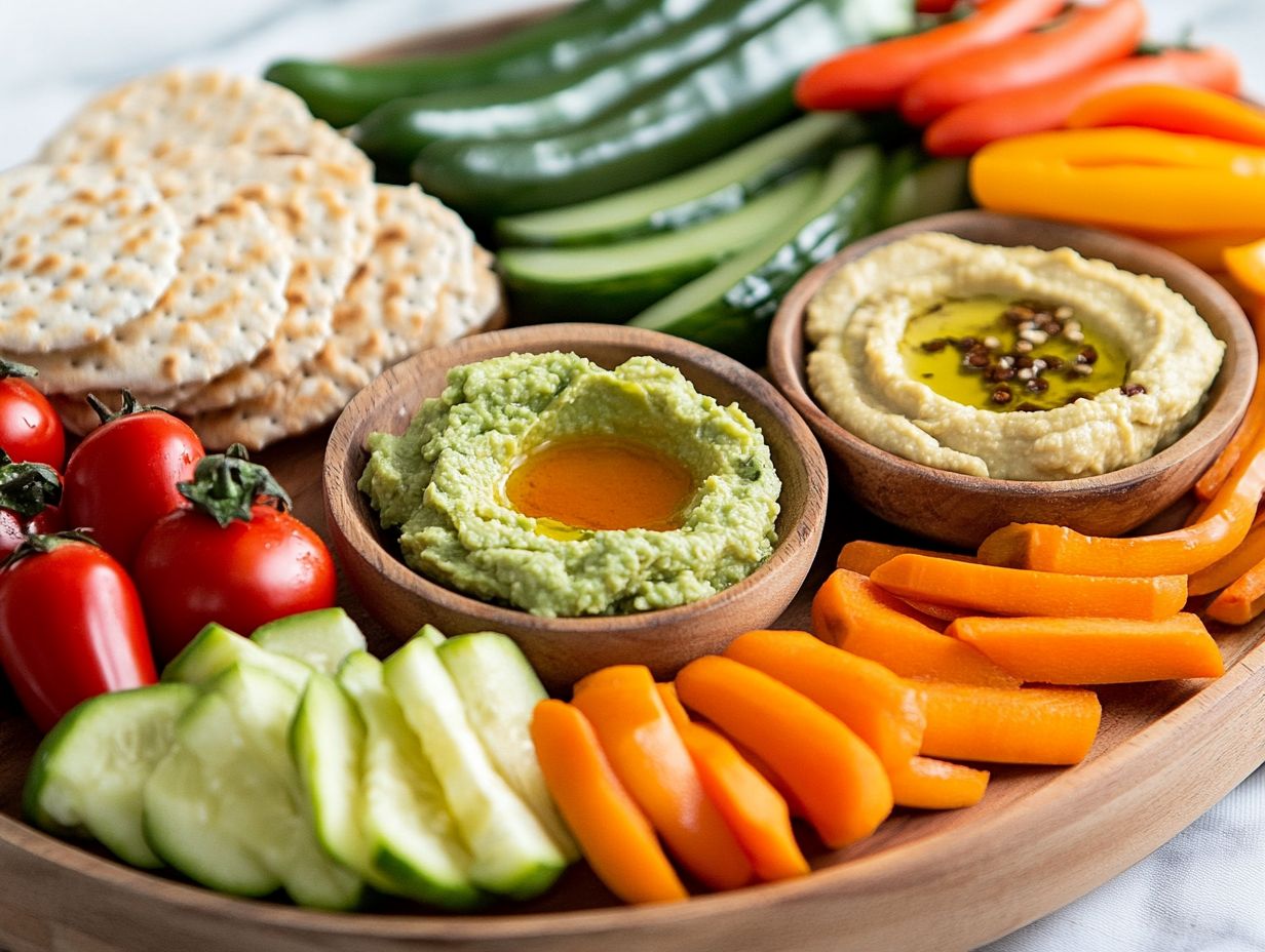 A delicious spread of gluten-free snacks made right at home!