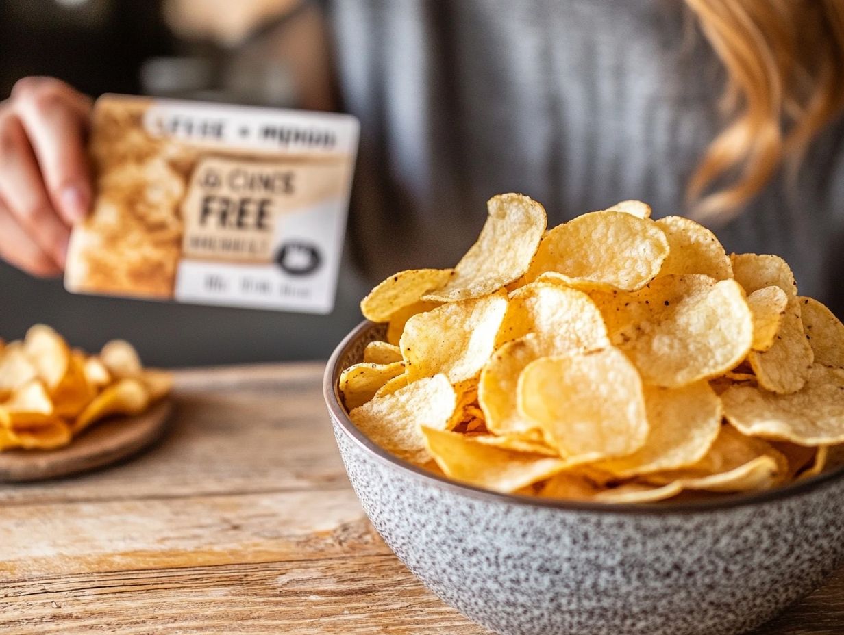 Delicious gluten-free alternatives to regular potato chips, including baked and sweet potato chips.