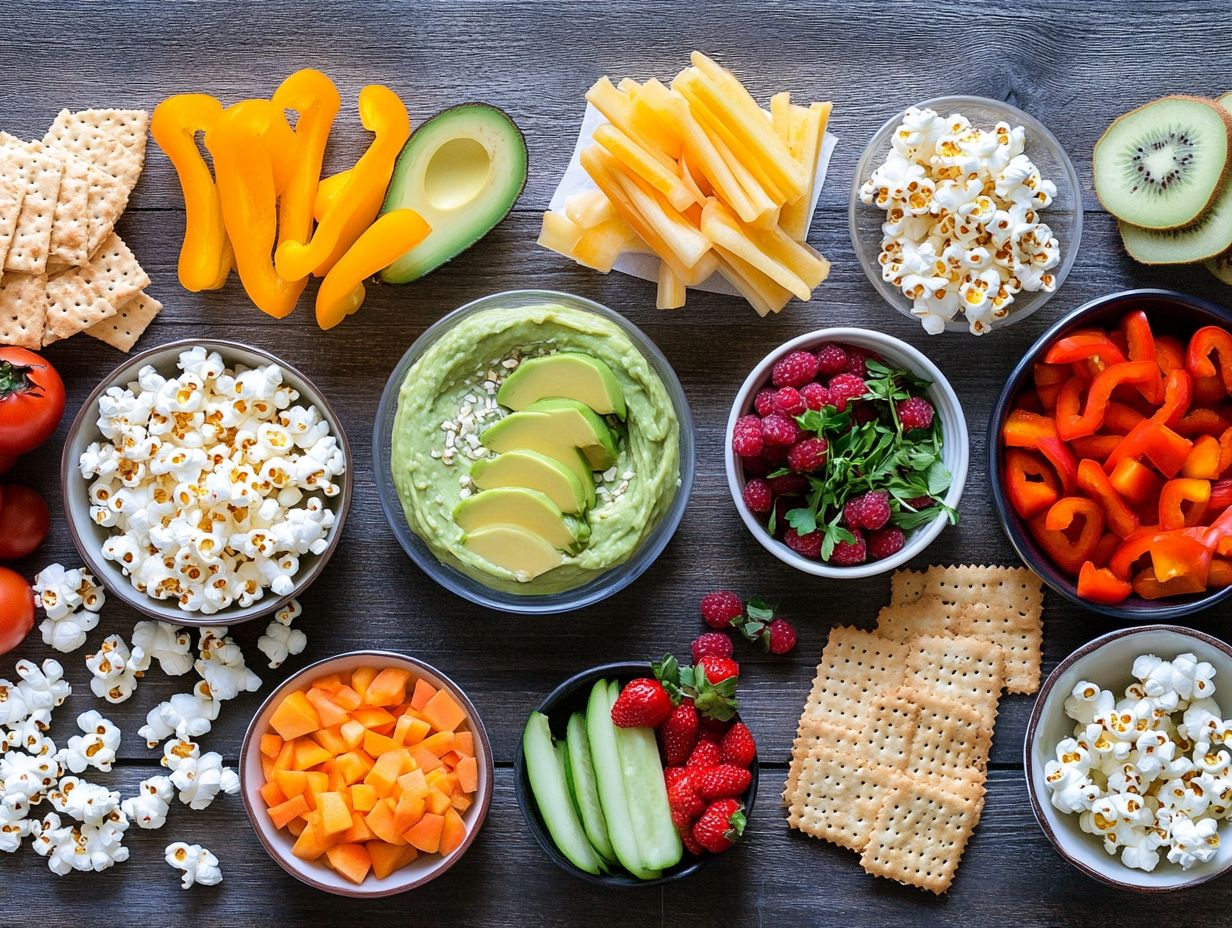 A bowl of seasoned popcorn, a healthy gluten-free snack.