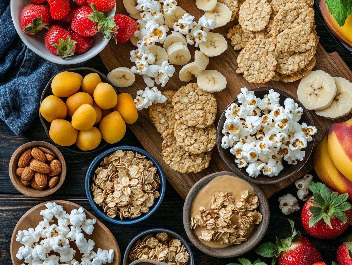 Delicious bowl of gluten-free popcorn with a variety of flavors.