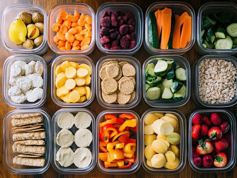 Easy Nut-Free Gluten-Free Snack Meal Prep