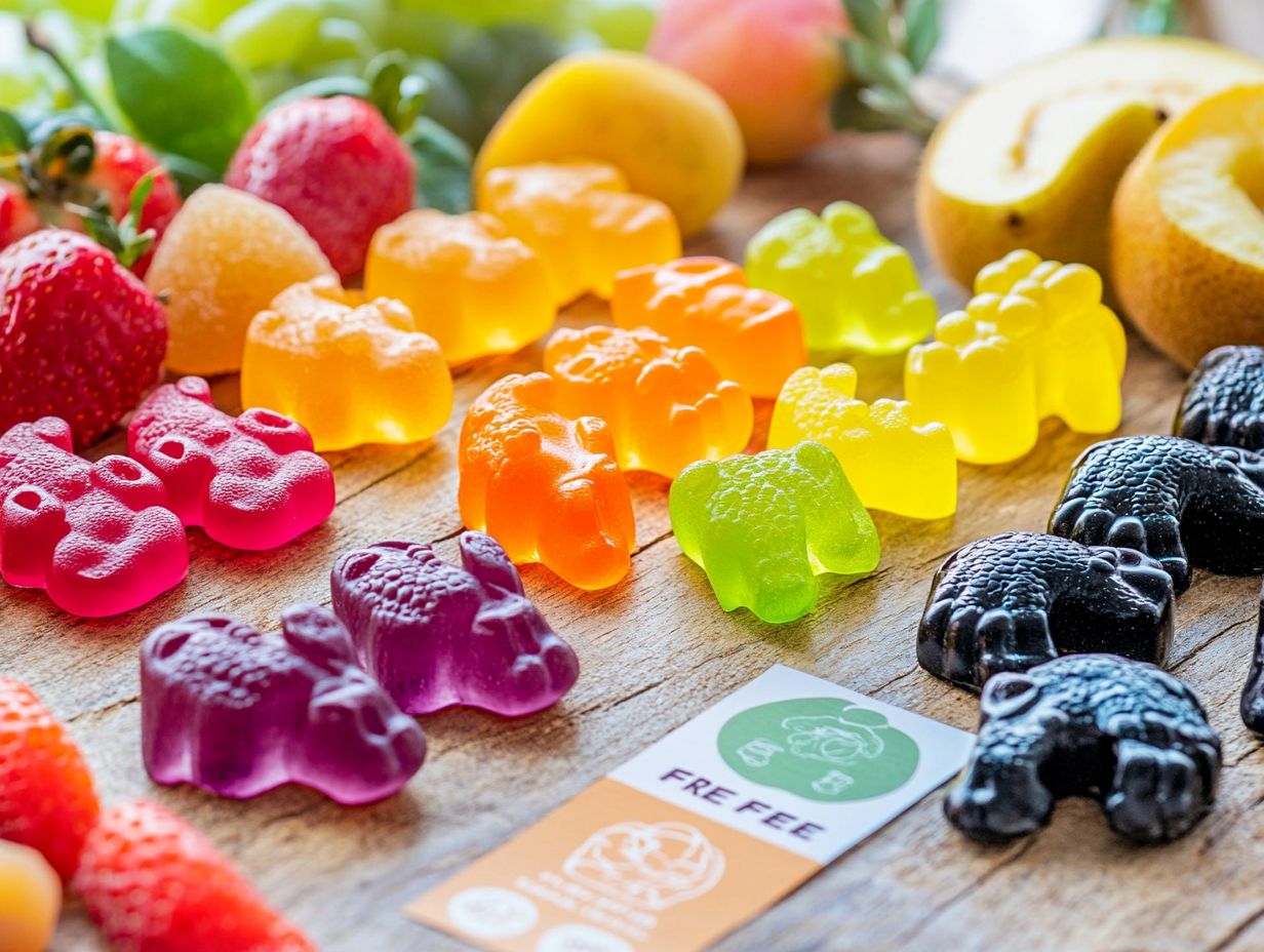 A visual guide on gluten-free gummy snacks frequently asked questions