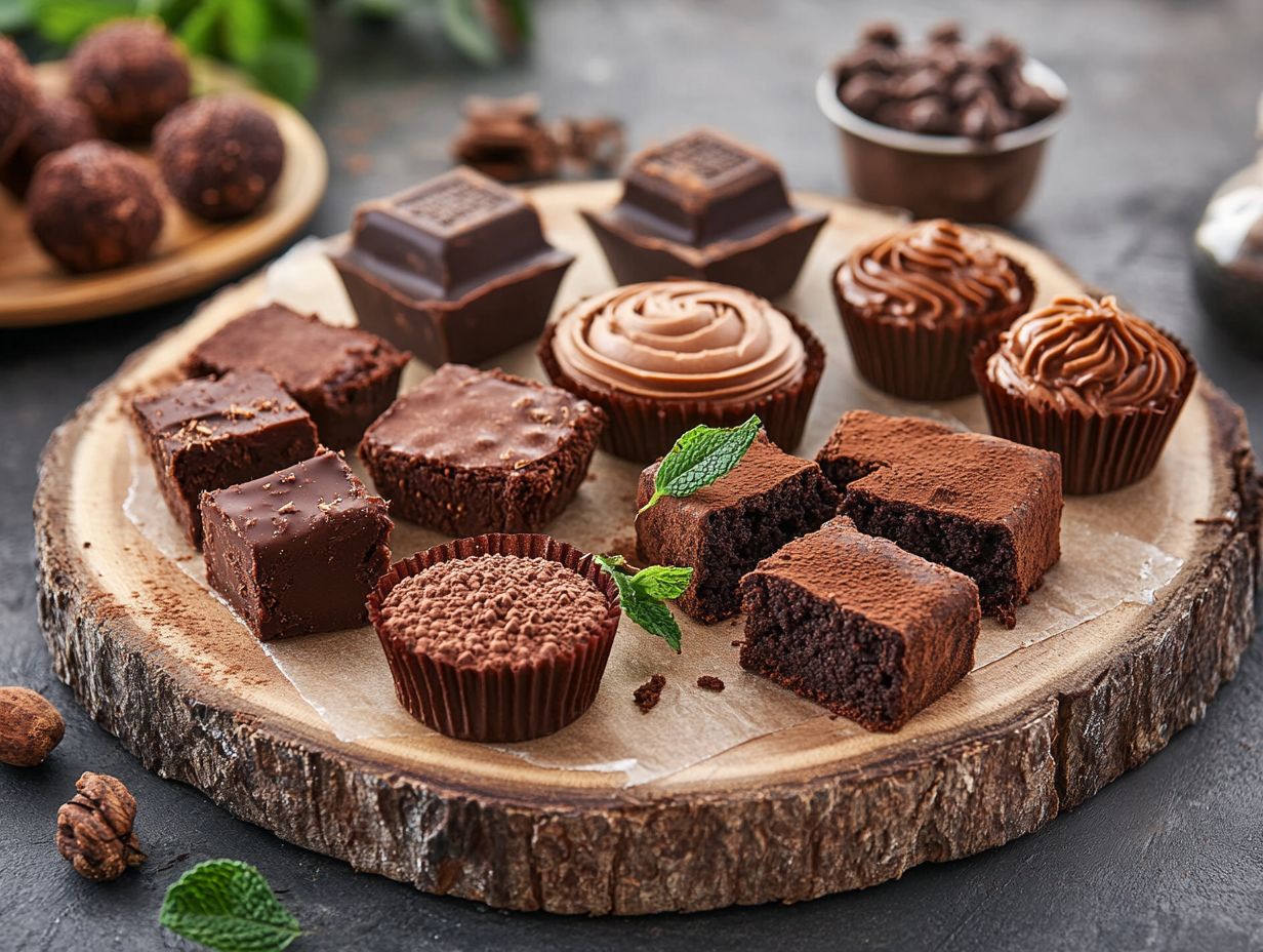 Delicious chocolate desserts made without gluten - baking tips and tricks