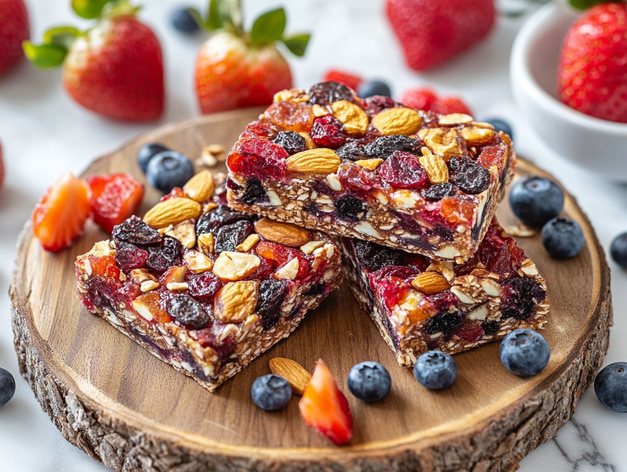 Delicious blueberry crumble bars packed with fiber and nutrients