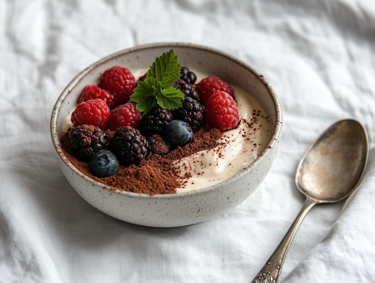 Delicious Pumpkin Spice Pudding served in a bowl