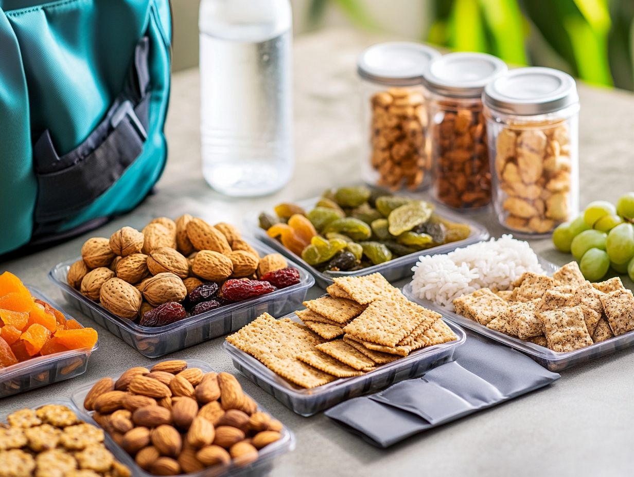 Image of gluten-free snack packs designed for easy on-the-go convenience.