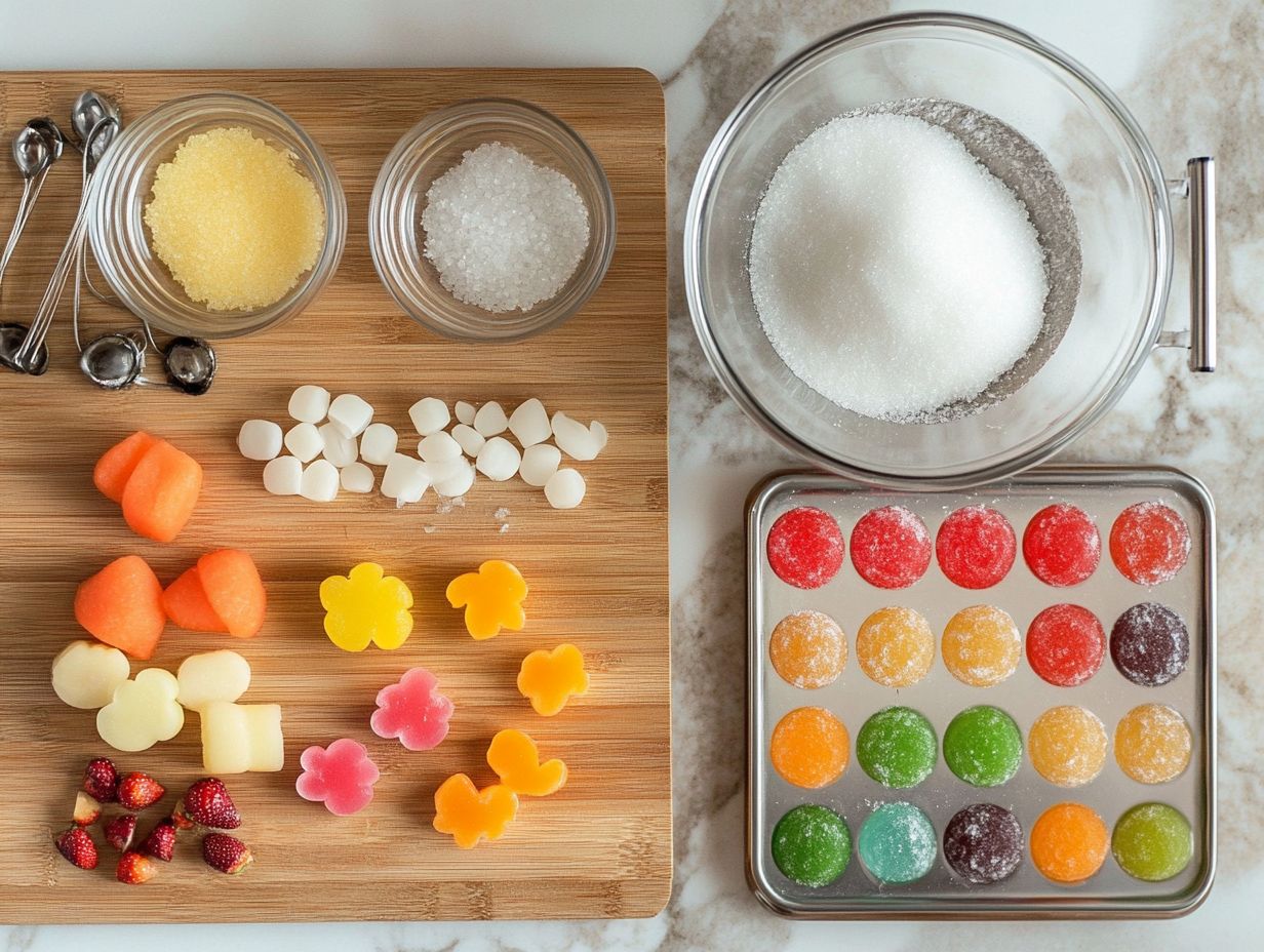 Delicious homemade gluten-free candy assortment