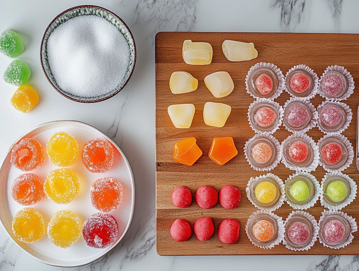 Image showing homemade gluten-free candy preparation