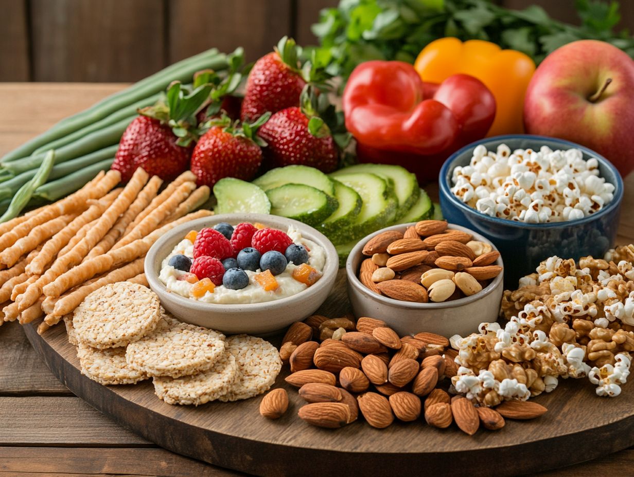 Healthy gluten-free energy bars on a wooden table