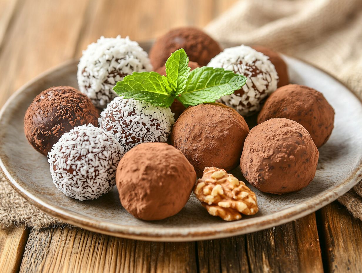 Delicious gluten-free truffles with key takeaways.