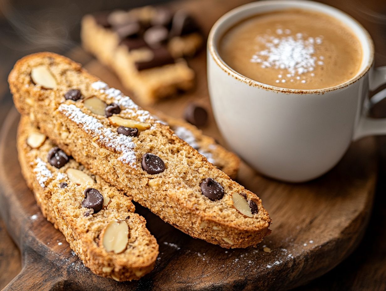 Delicious gluten-free biscotti ready for storage