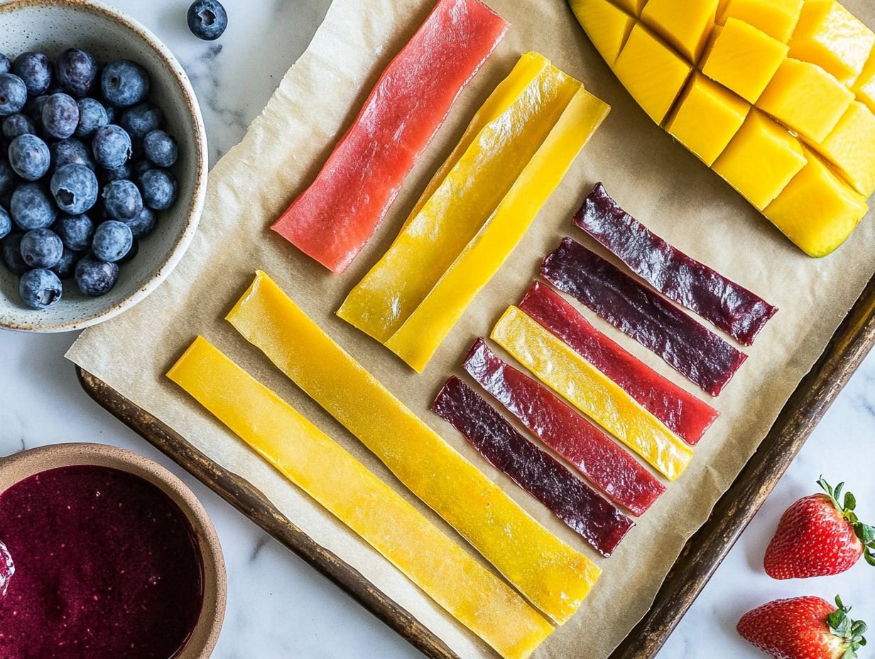 Homemade Gluten-Free Fruit Leather