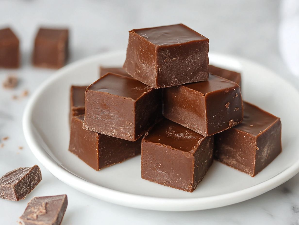 Delicious gluten-free fudge key takeaways.