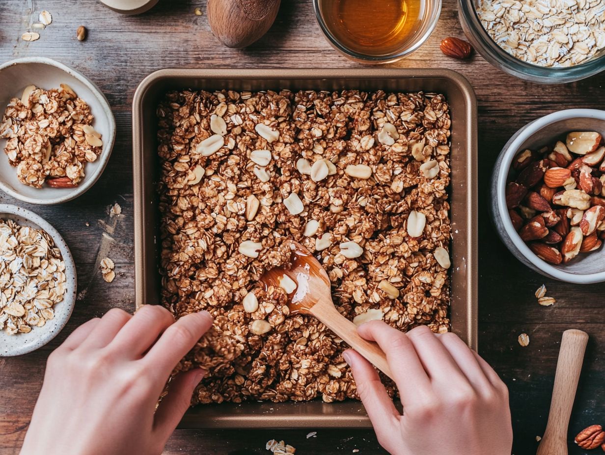 Cranberry and White Chocolate Granola Bars