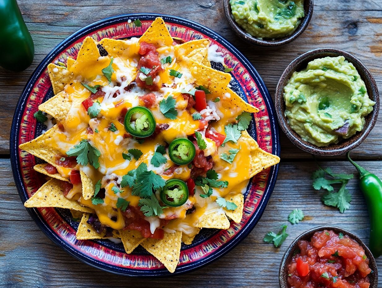 Image showing key takeaways for making gluten-free nachos at home