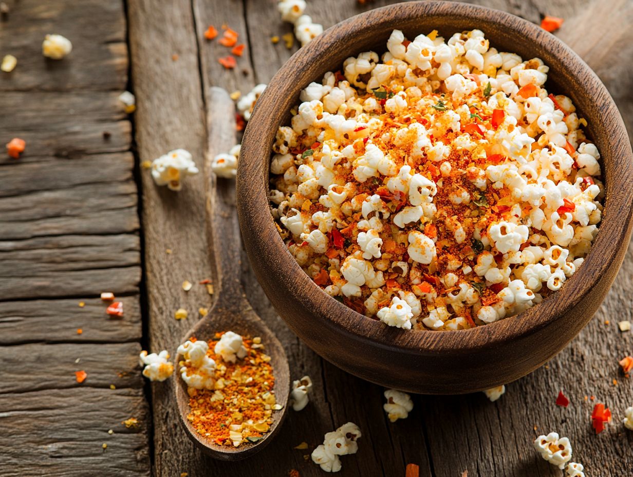 Flavorful garlic and onion powder to enhance your popcorn