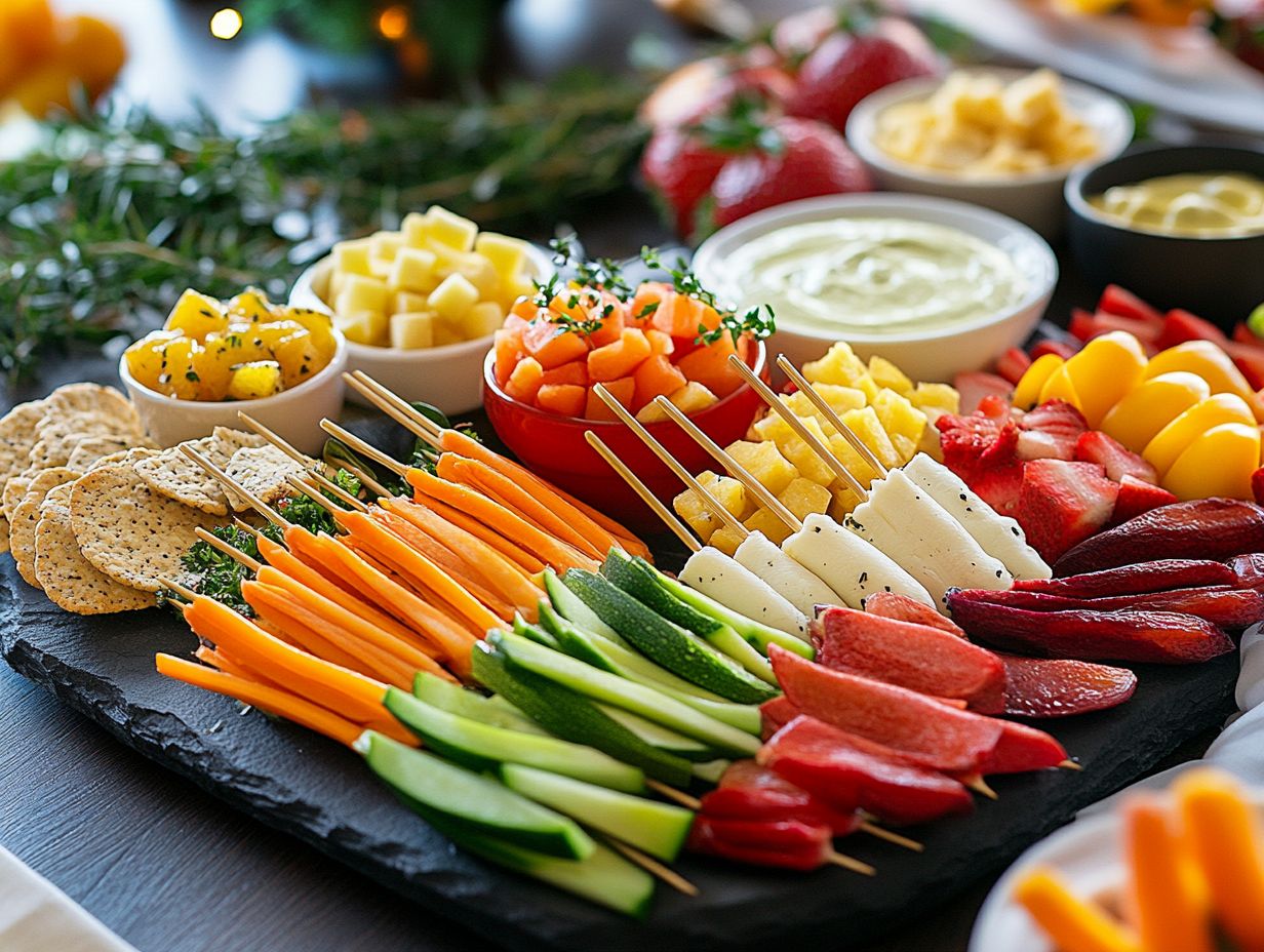 Gathering where guests enjoy gluten-free snacks