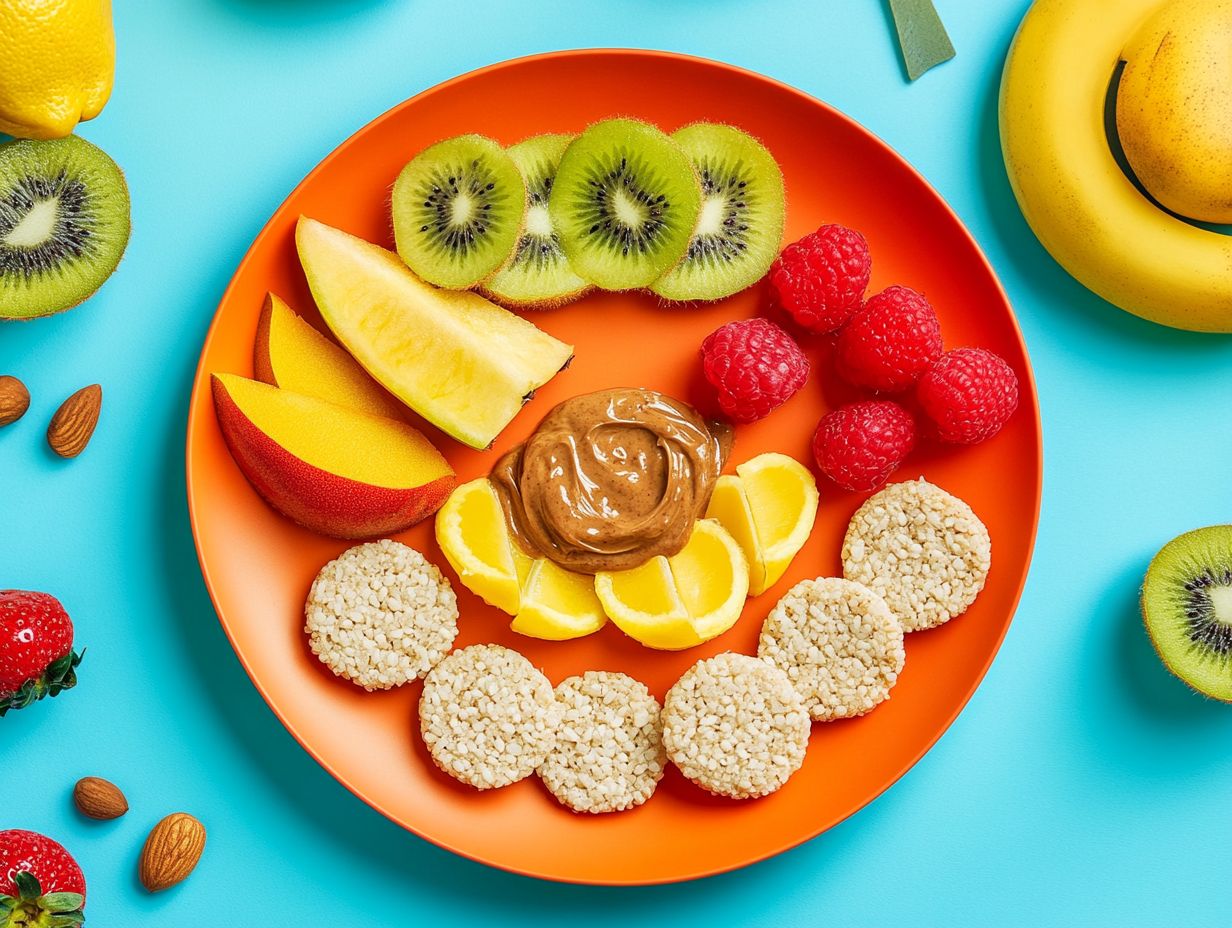 A colorful display of gluten-free snacks made with honey and maple syrup