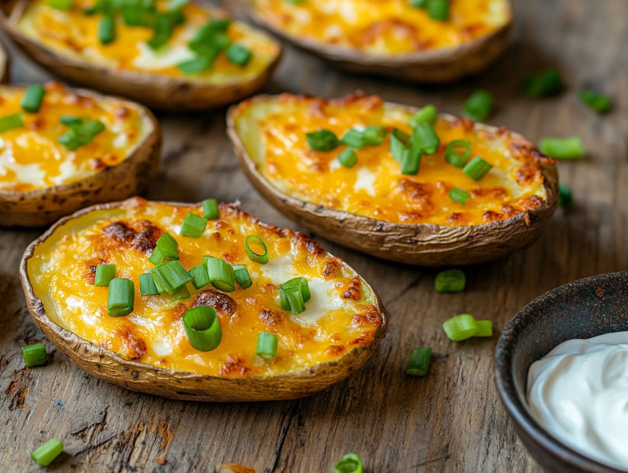 A visual guide on making gluten-free potato skins