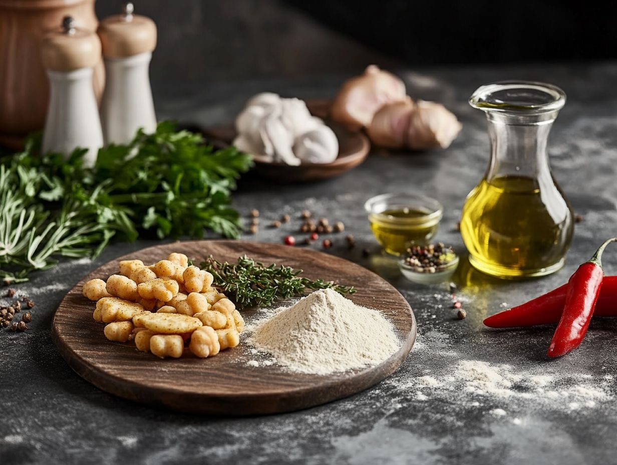 Gluten-free snacks preparation at home