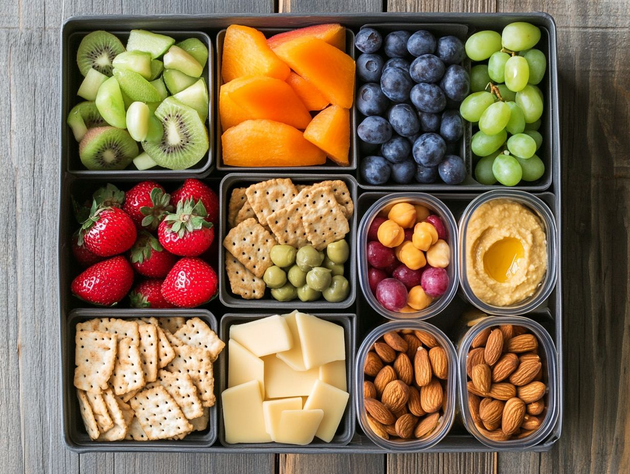 Insulated container for transporting gluten-free snacks