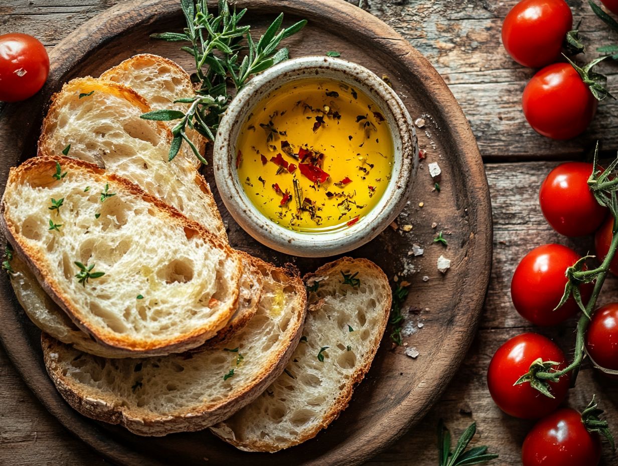 A variety of healthy toppings for gluten-free bread snacks.