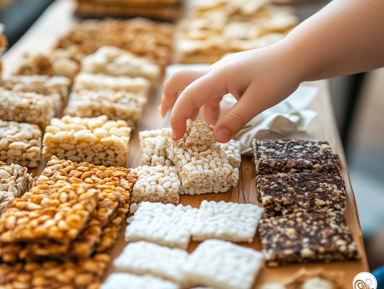 A child enjoying a gluten-free snack.