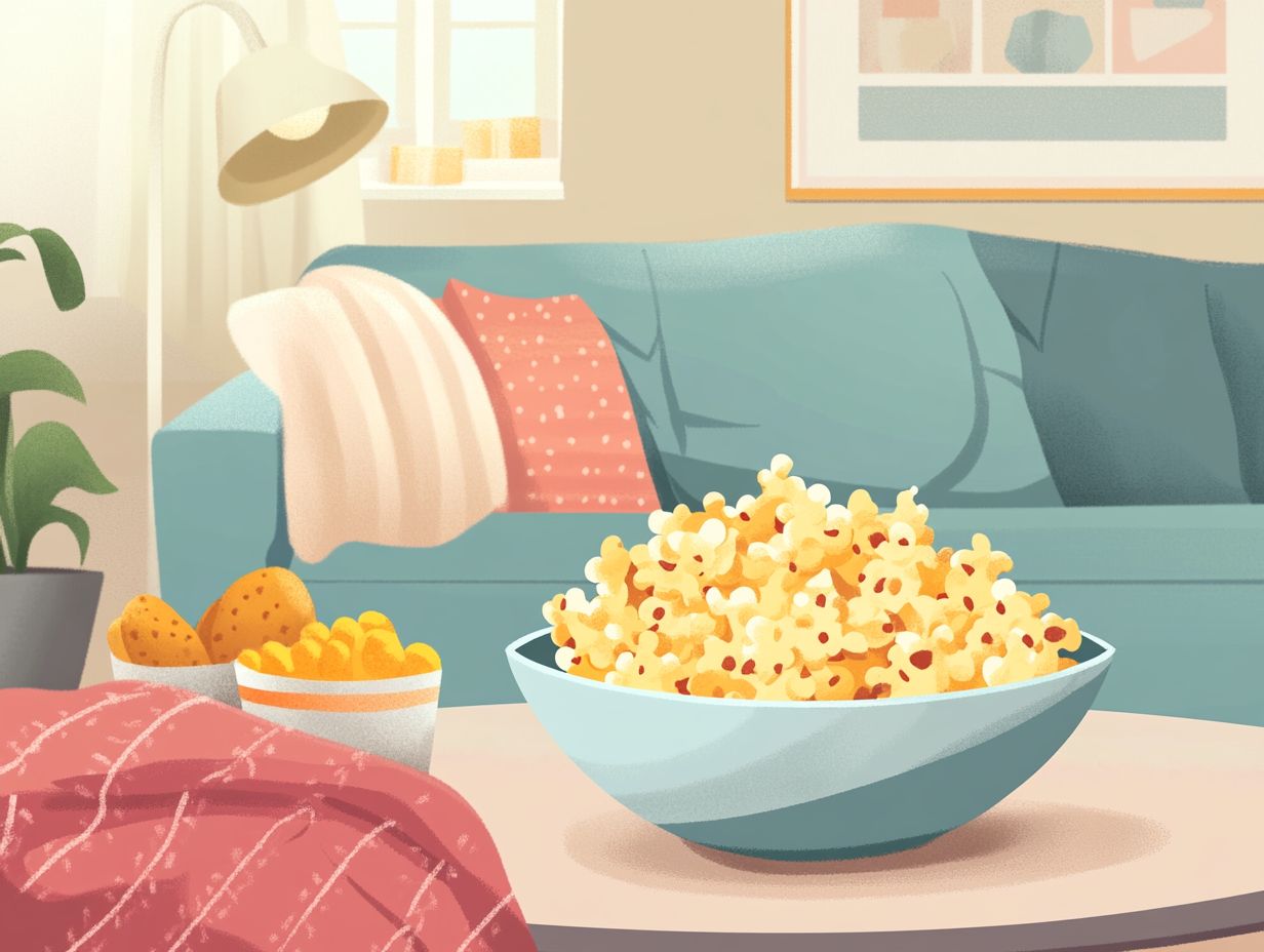 A selection of must-have gluten-free snacks for family movie nights