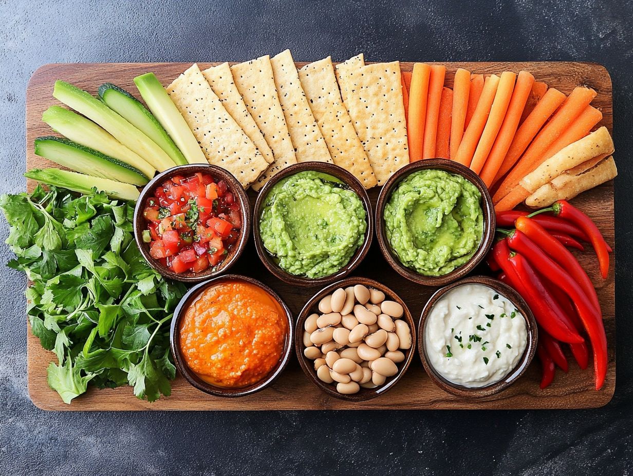 Infographic on Tips for Making Delicious and Allergy-Friendly Dips