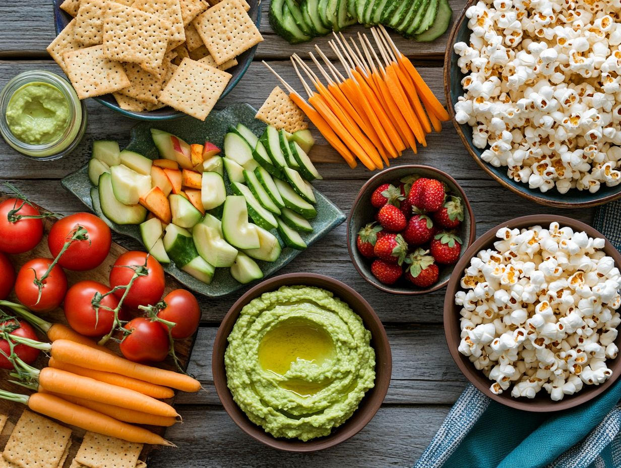 Gluten-Free Crackers with Nut-Free Cheese Spread on a plate