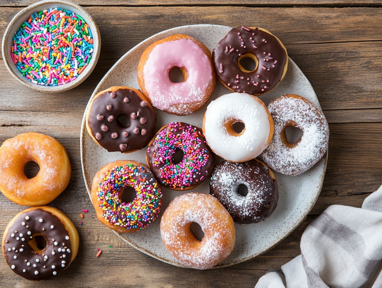 A collection of quick and easy gluten-free donuts.