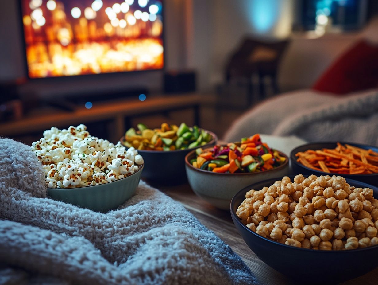 What are some savory gluten-free snack ideas for movie night?