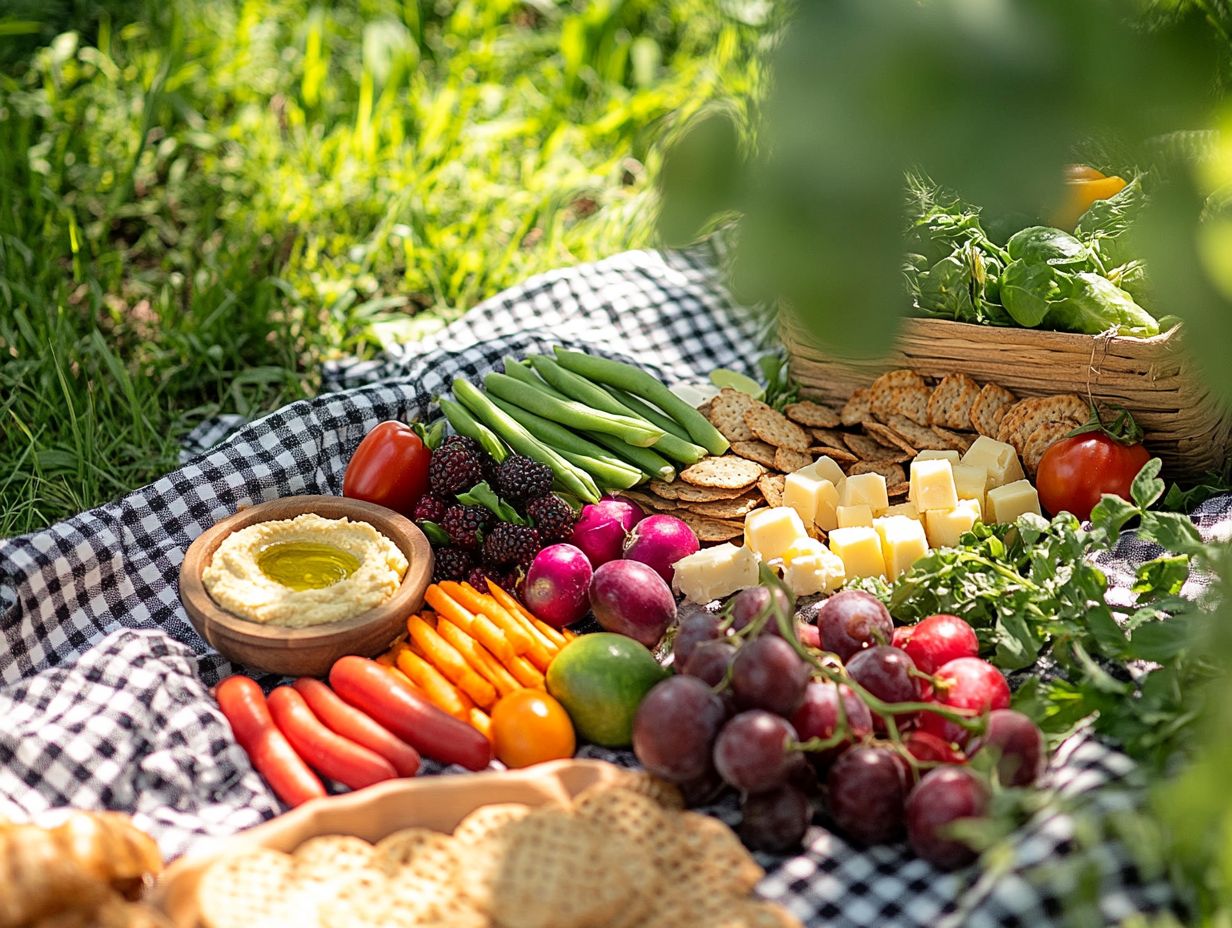 6. Grilled Chicken and Vegetable Kabobs - Picnic Essentials