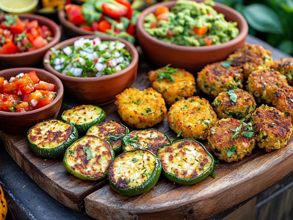 Delicious savory gluten-free snacks perfect for a BBQ