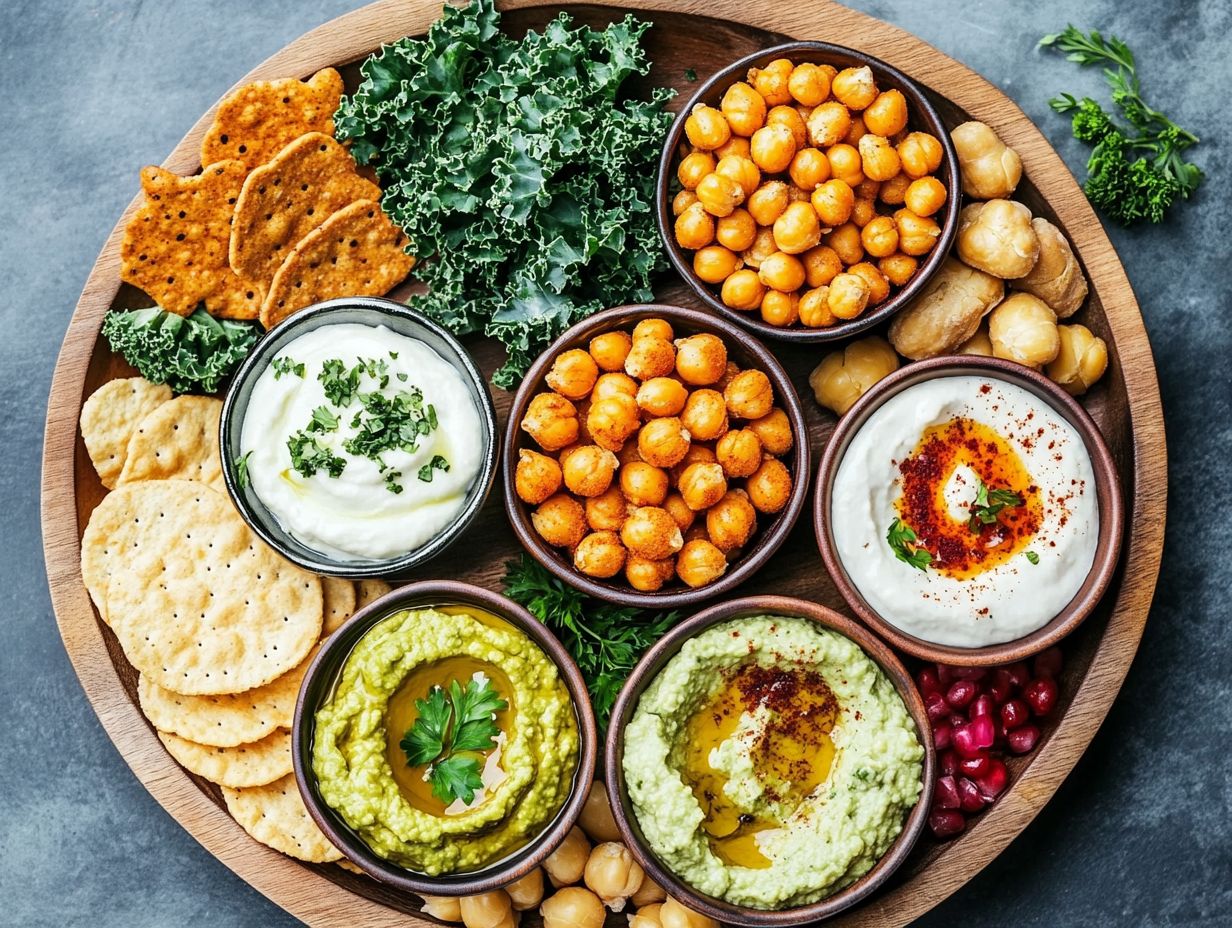 A variety of gluten-free snack options displayed on a table