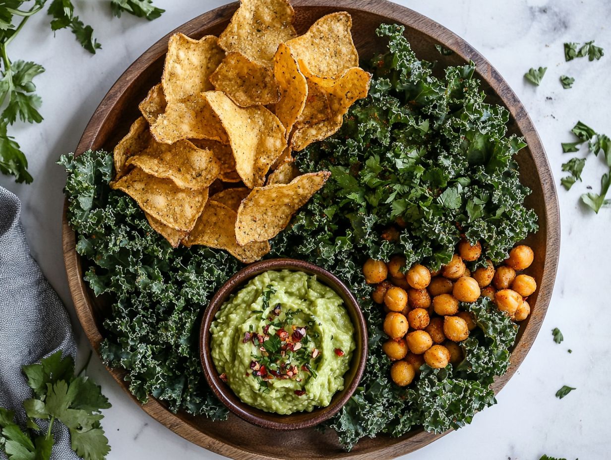 Healthy gluten-free snacks including cookies and protein bars.