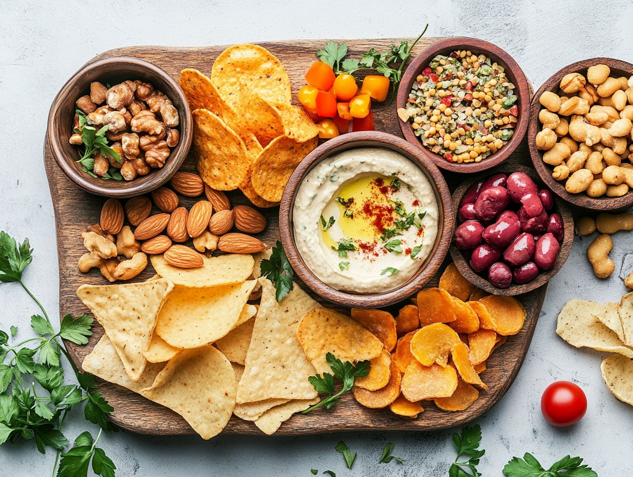 A selection of gluten-free snacks from Mary's Gone Crackers