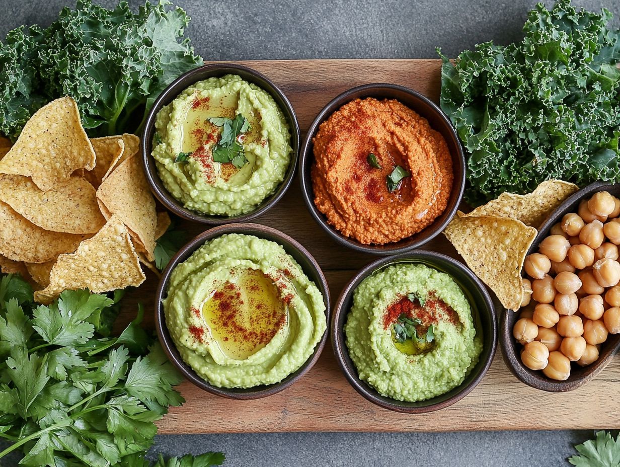 An assortment of savory gluten-free snacks on a platter.