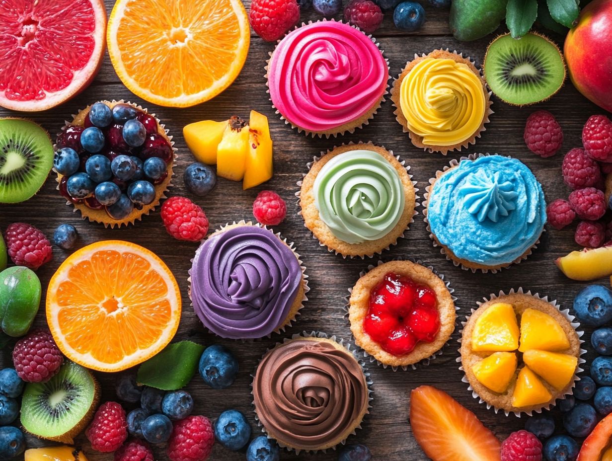 A selection of gluten-free sweets and pastries