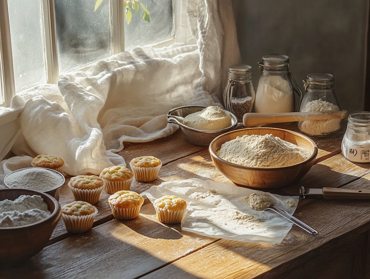 Natural sweeteners in gluten-free baking