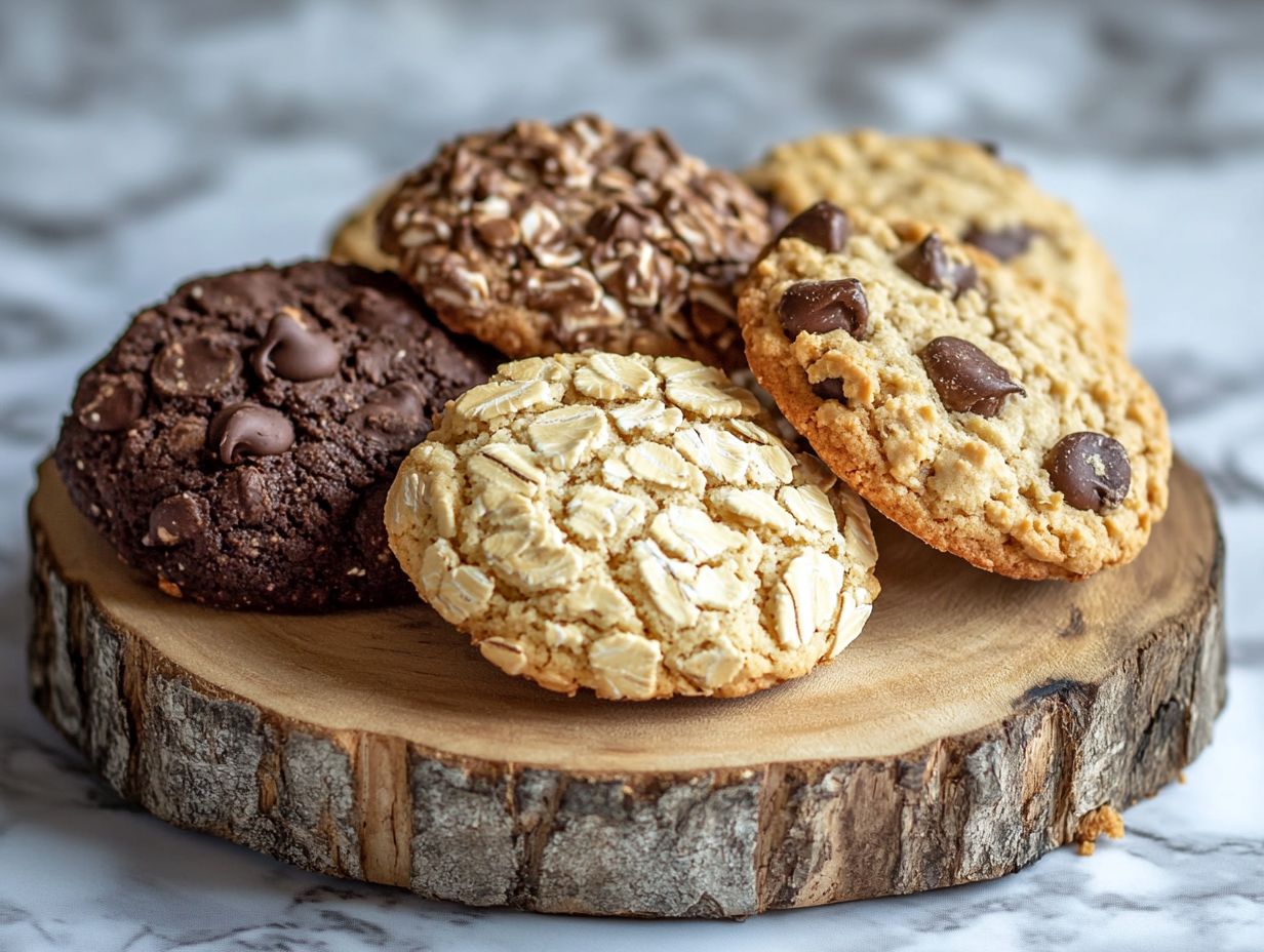 Image showcasing top five low-calorie gluten-free cookie recipes