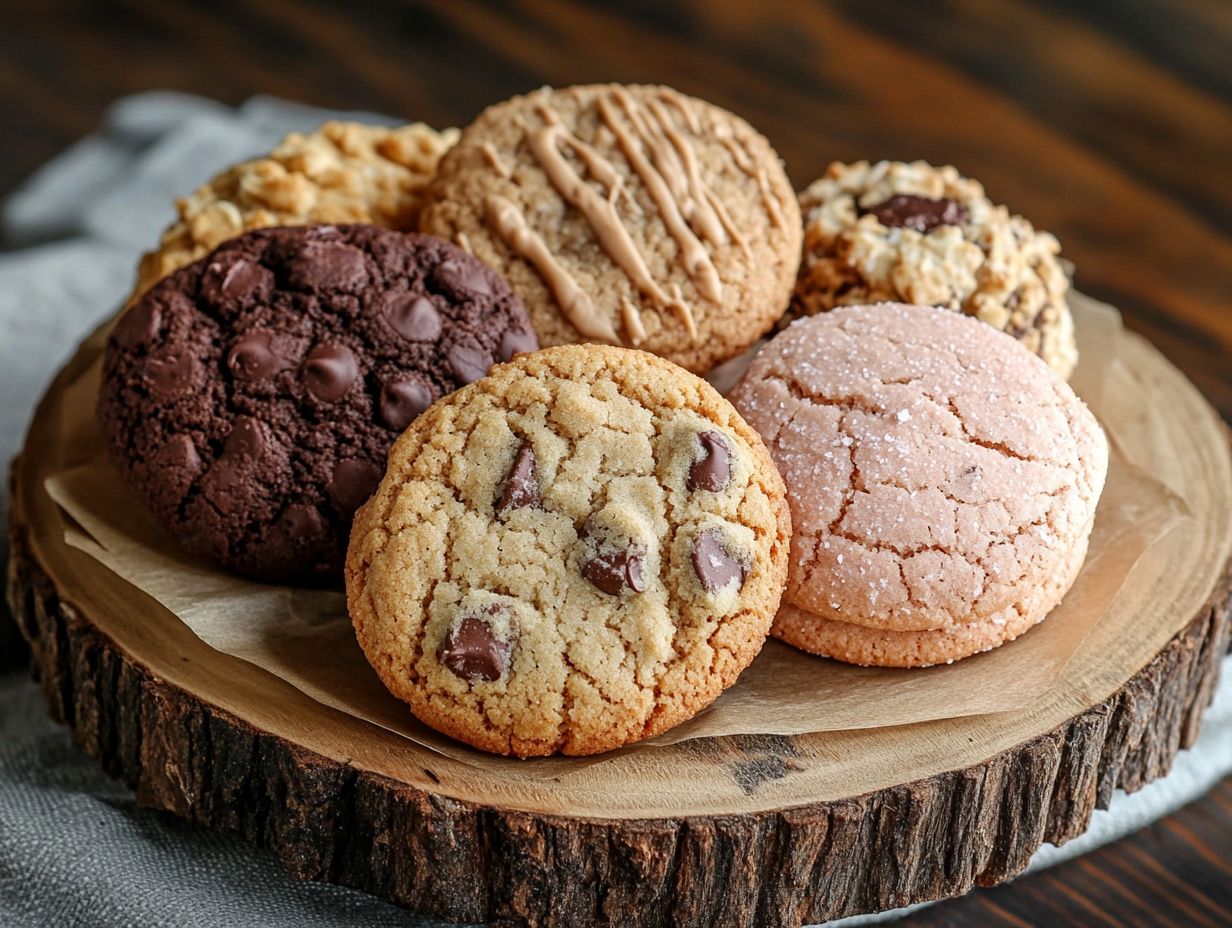 Gluten-Free Cookies on a Plate