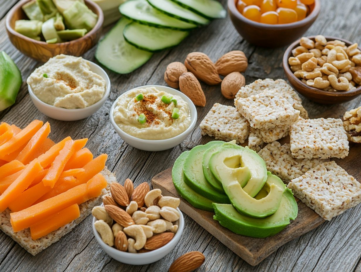 A bowl of homemade gluten-free trail mix featuring nuts, seeds, and dried fruits.