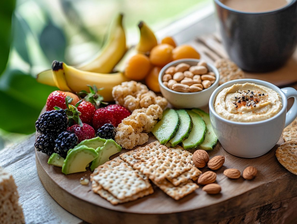 Tips for Staying Gluten-Free at Work   Image showing gluten-free snacks.